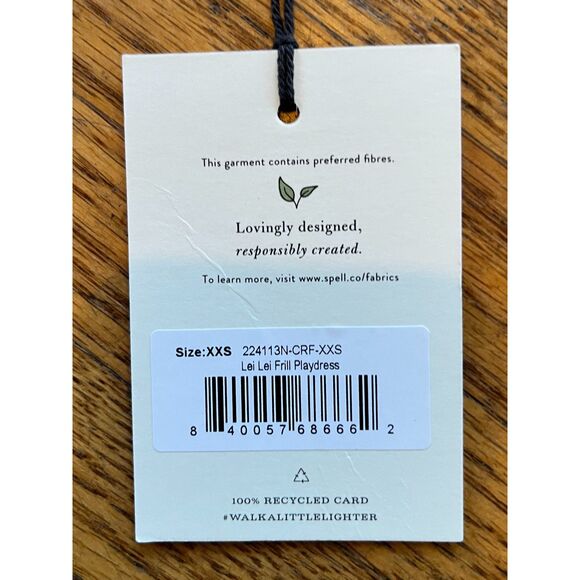 NWT SPELL & The Gypsy Floral Long Sleeve Lei Lei Mini Play Dress  Women's Sz XXS - Picture 7 of 14